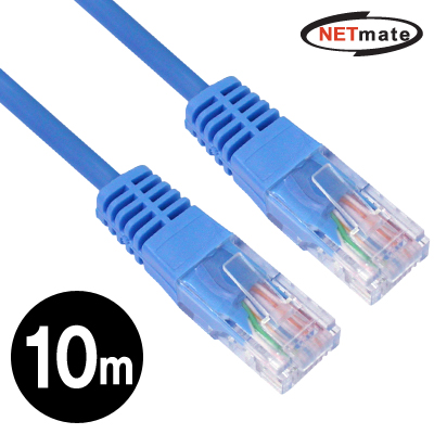강원전자 넷메이트 CAT.5E UTP크로스 케이블 10m NMC-UC510