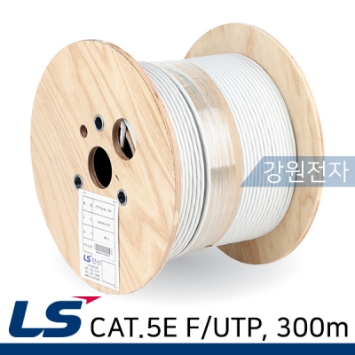 LS전선 CAT.5E F/UTP 케이블 300m (단선/그레이) FTP-E-C5G-E1VN-M 4P GY
