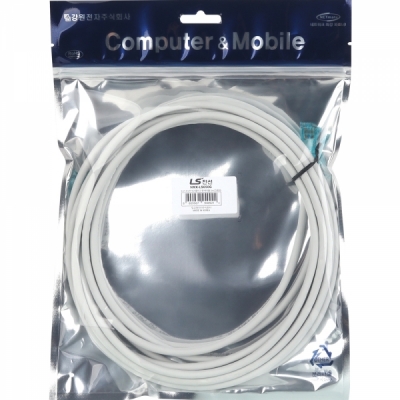 LS전선 CAT.6 UTP EZ 플러그 랜 케이블 5m (그레이) NMX-LS650G