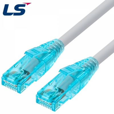 LS전선 CAT.6 UTP EZ 플러그 랜 케이블 20m (그레이) NMX-LS6200G