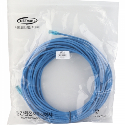 LS전선 CAT.6 UTP EZ 플러그 랜 케이블 30m (블루) NMX-LS6300BL