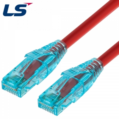 LS전선 CAT.6 UTP EZ 플러그 랜 케이블 3m (레드) NMX-LS630R