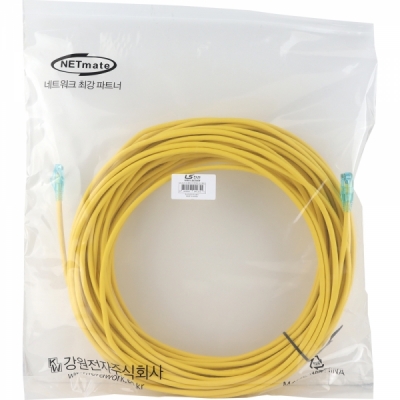 LS전선 CAT.6 UTP EZ 플러그 랜 케이블 30m (옐로우) NMX-LS6300Y