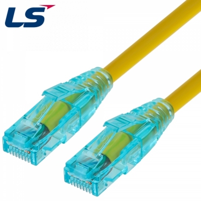 LS전선 CAT.6 UTP EZ 플러그 랜 케이블 30m (옐로우) NMX-LS6300Y