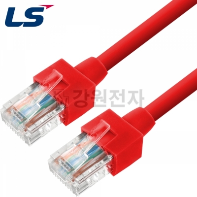 LS전선 CAT.5E UTP 랜 케이블 30m (레드) NMX-LS5300R