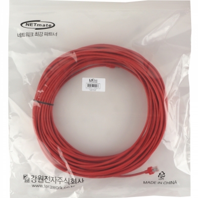 LS전선 CAT.5E UTP 랜 케이블 30m (레드) NMX-LS5300R
