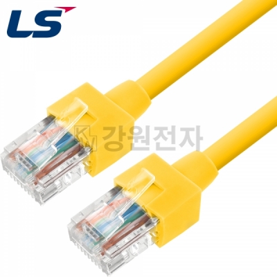 LS전선 CAT.5E UTP 랜 케이블 3m (옐로우) NMX-LS530Y