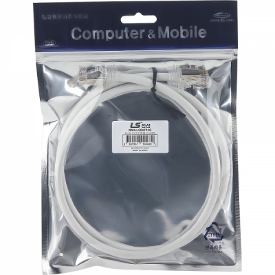 LS전선 CAT.6A F/UTP 랜 케이블 1m (그레이) NMX-LS6AF10G