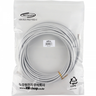 LS전선 CAT.6A F/UTP 랜 케이블 15m (그레이) NMX-LS6AF150G