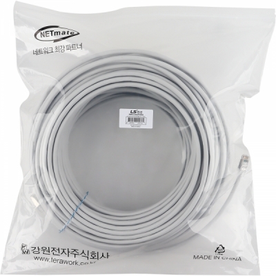 LS전선 CAT.6A F/UTP 랜 케이블 50m (그레이) NMX-LS6AF500G