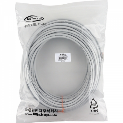 LS전선 CAT.6A UTP Slim 랜 케이블 30m (그레이) NMX-LS6AUS300G