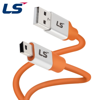 LS전선 USB2.0 슈퍼라이프사이클 High-Flex AM-Mini 5핀 케이블 5m LS-UBN-20H-050