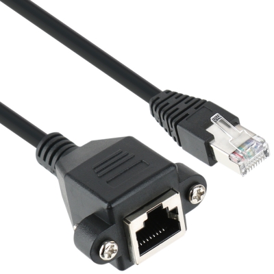 강원전자 넷메이트 CAT.6 SFTP 연장 판넬형 랜 케이블 0.3m NMC-U603FZ