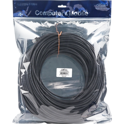 LS전선 CAT.5E UTP 옥외용 랜 케이블 100m (블랙) NMX-LS51000XBKZ