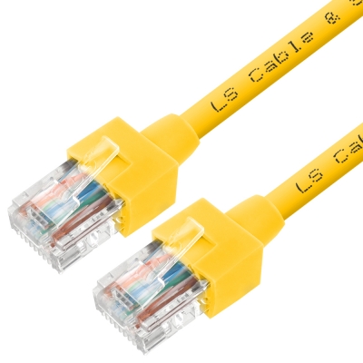 LS전선 CAT.5E UTP 랜 케이블 10m (옐로우) NMX-LS5100Y