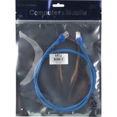 LS전선 CAT.5E UTP 랜 케이블 1m (블루) NMX-LS510BL
