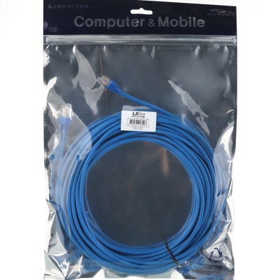 LS전선 CAT.5E UTP 랜 케이블 15m (블루) NMX-LS5150BL