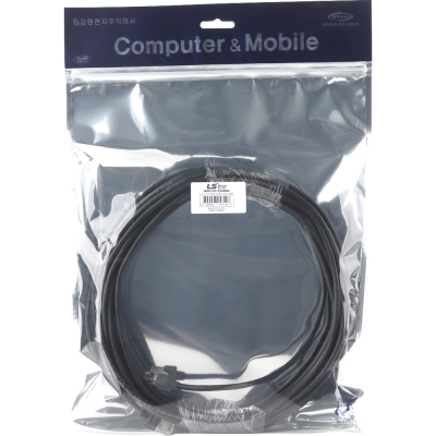 LS전선 CAT.5E UTP 옥외용 랜 케이블 15m (블랙) NMX-LS5150XBKZ