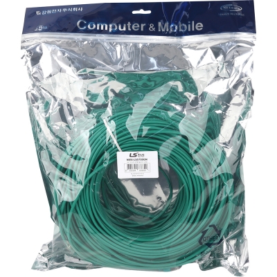 LS전선 CAT.5E UTP 랜 케이블 70m (그린) NMX-LS5700GN