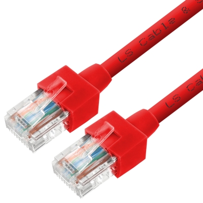 LS전선 CAT.5E UTP 랜 케이블 70m (레드) NMX-LS5700R