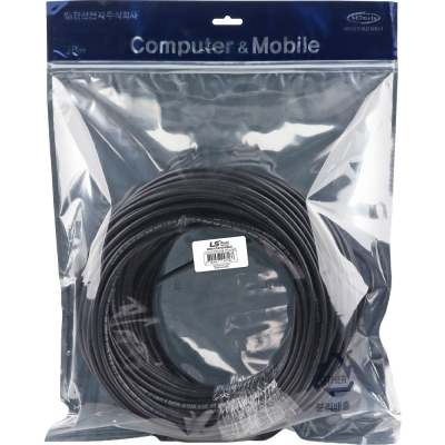 LS전선 CAT.5E UTP 옥외용 랜 케이블 70m (블랙) NMX-LS5700XBKZ