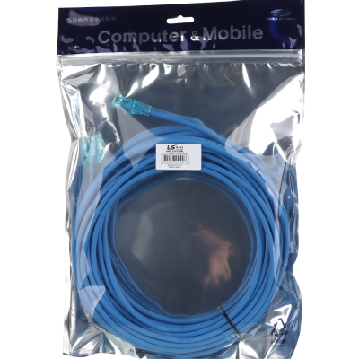 LS전선 CAT.6 UTP 랜 케이블 15m, 블루 NMX-LS6150BL