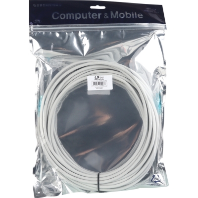 LS전선 CAT.6 UTP EZ 플러그 랜 케이블 15m (그레이) NMX-LS6150G