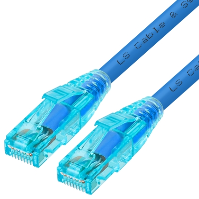 LS전선 CAT.6 UTP EZ 플러그 랜 케이블 20m (블루) NMX-LS6200BL