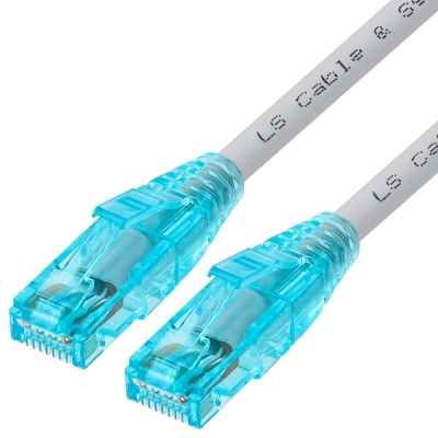 LS전선 CAT.6 UTP EZ 플러그 랜 케이블 20m (그레이) NMX-LS6200G