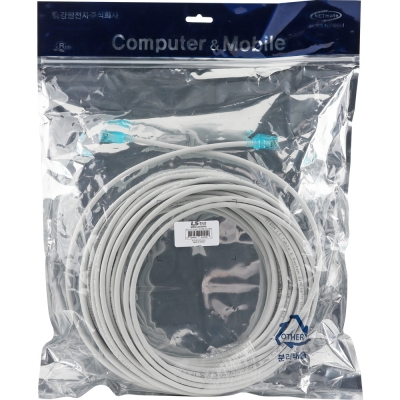 LS전선 CAT.6 UTP 랜 케이블 30m, 그레이 NMX-LS6300G