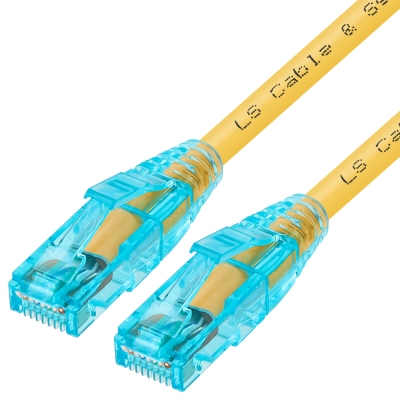 LS전선 CAT.6 UTP EZ 플러그 랜 케이블 30m (옐로우) NMX-LS6300Y