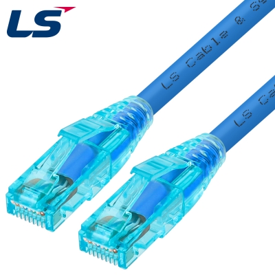 LS전선 CAT.6 UTP EZ 플러그 랜 케이블 3m (블루) NMX-LS630BL