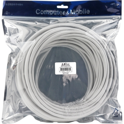 LS전선 CAT.6A F/UTP 랜 케이블 20m (그레이) NMX-LS6AF200G