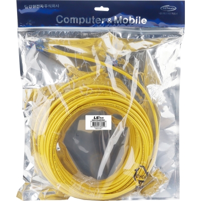 LS전선 CAT.6A UTP Supreme 랜 케이블 30m (옐로우) NMX-LS6ASP300Y