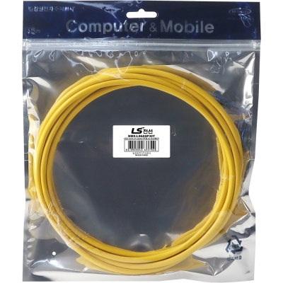 LS전선 CAT.6A UTP Supreme 랜 케이블 3m (옐로우) NMX-LS6ASP30Y