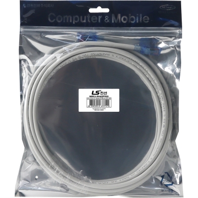 LS전선 CAT.6A UTP Supreme 랜 케이블 5m (그레이) NMX-LS6ASP50G